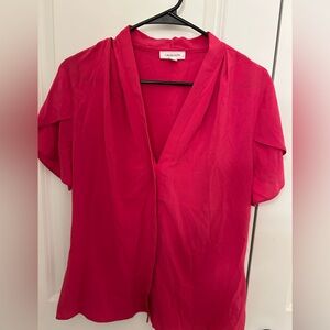 Calvin Klein Women's Pink Blouse. L